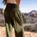 Forest Moss Harem Pants