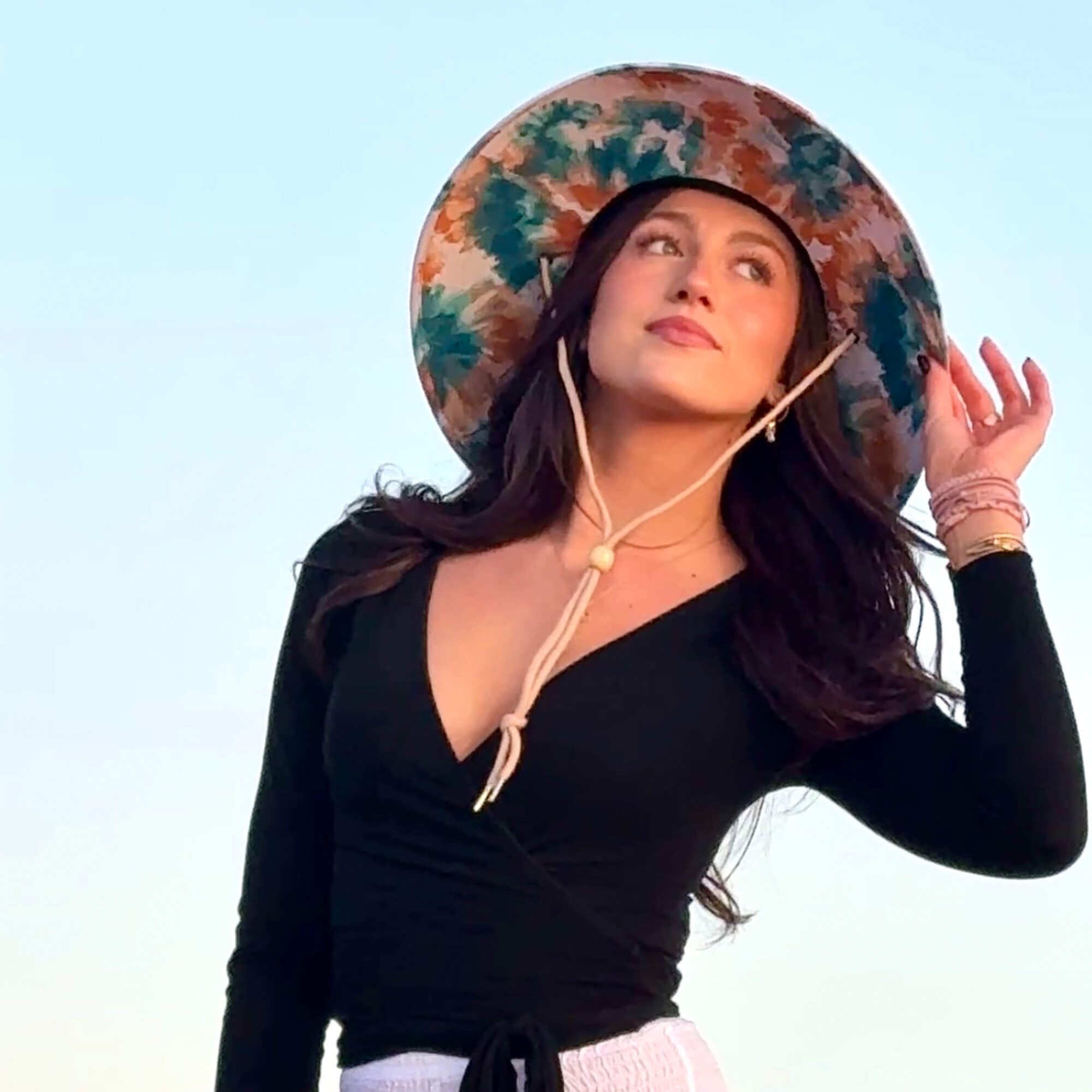 Straw Sun Hat, The Lucy (Hollow Mat)