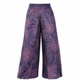 Wild Bloom Deep Sea Palazzo Pants