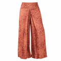 Wild Bloom Dusty Ruby Palazzo Pants