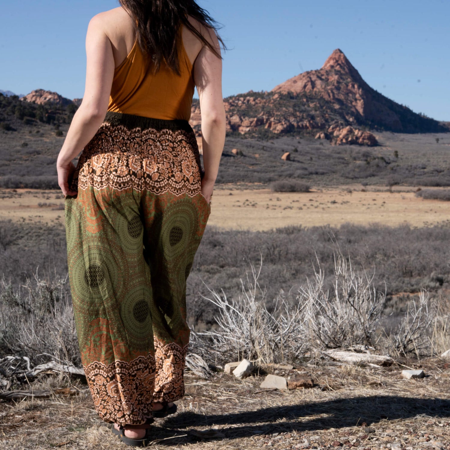 Harem Pants, Mandala, Earth