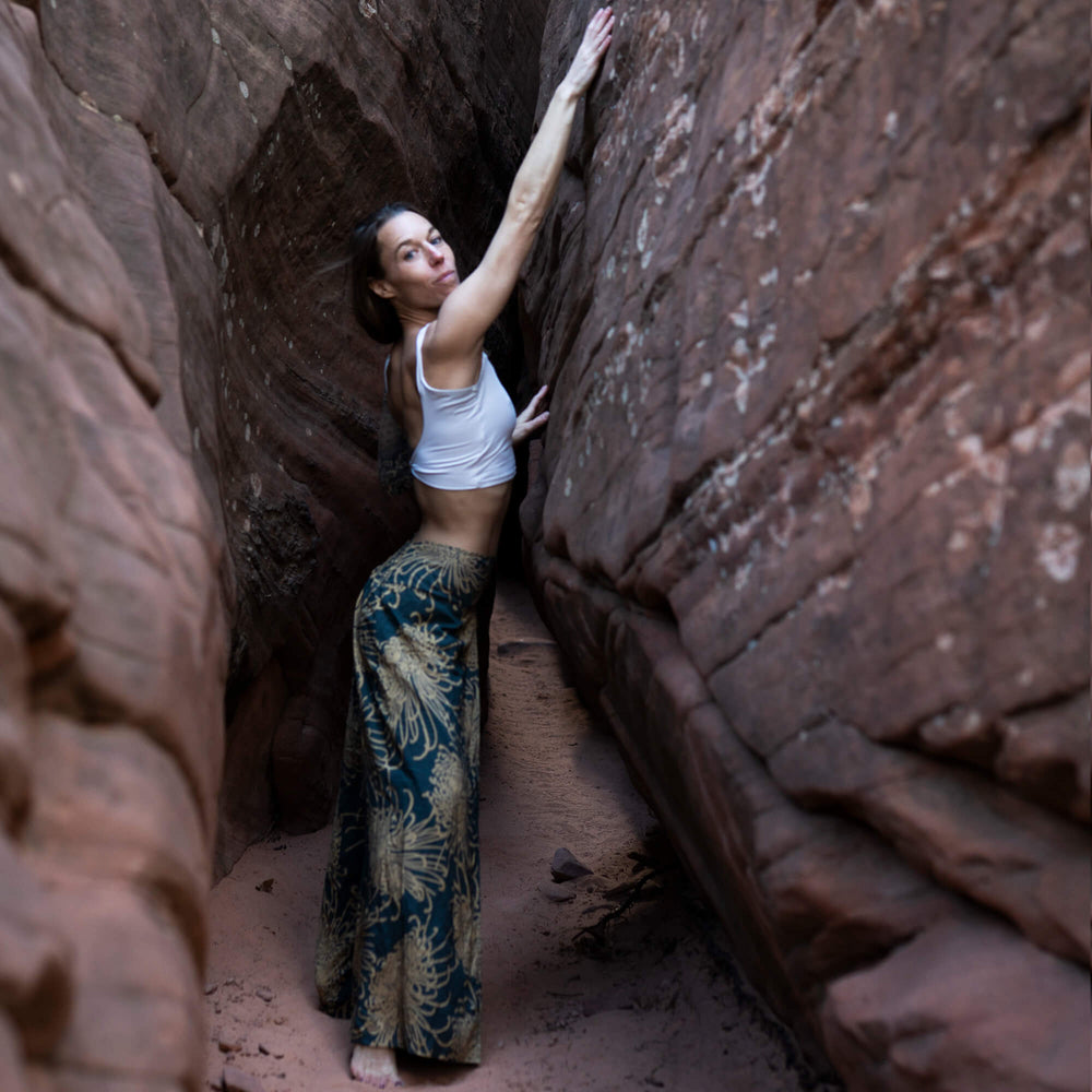 Palazzo Pants, Wild Bloom, Rooted Earth