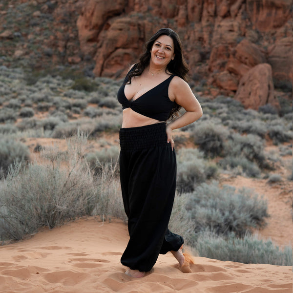 Obsidian Harem Pants