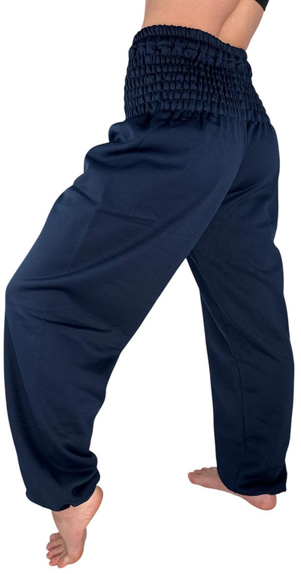 Smocked Harem Sweat Pants