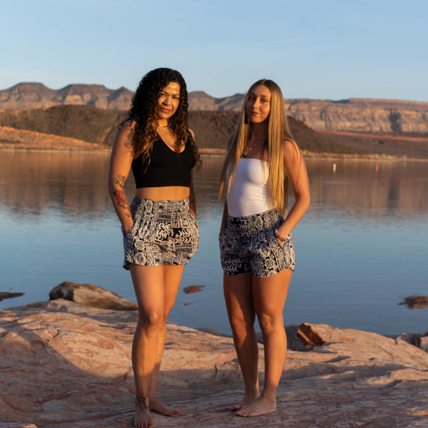 Ember Glyph Shorts Ocean Wave