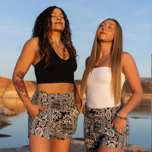 Ember Glyph Shorts Obsidian