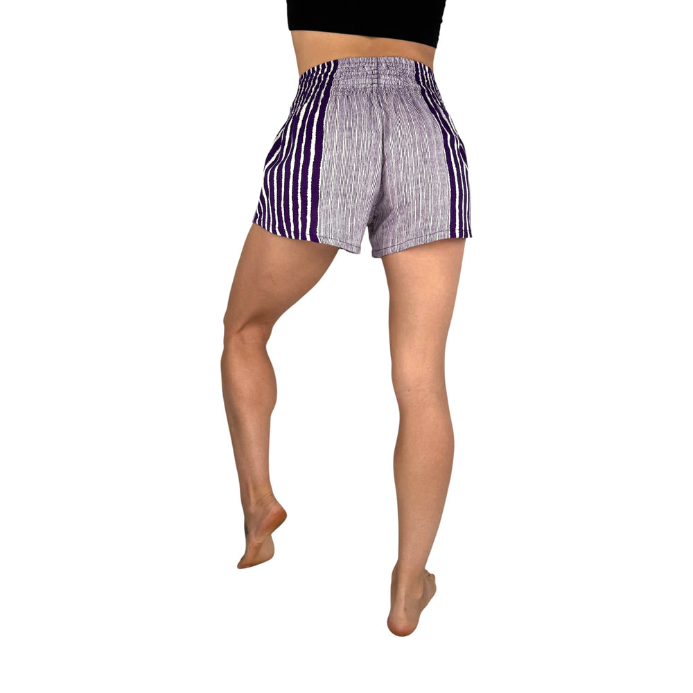 Shorts, Stripe, Amethyst